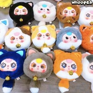 Baby Three Fortune Cat Zipper Bag Blind Box